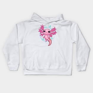 Axolotl Kawaii Kids Hoodie